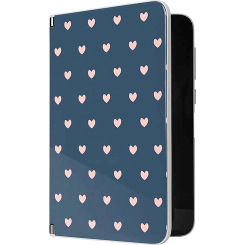 Blue and Pink Hearts Surface Duo Skin