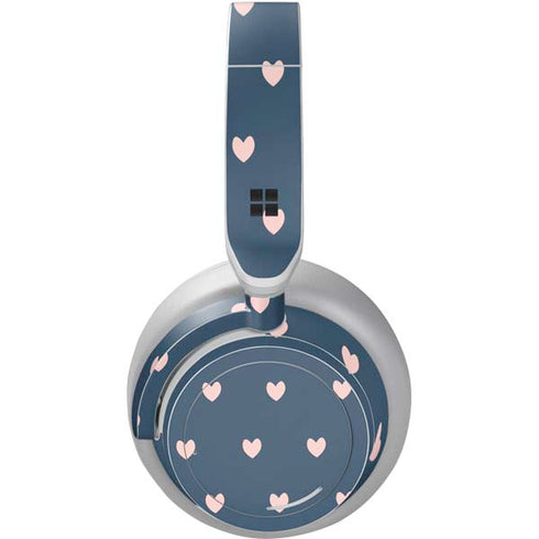 Blue and Pink Hearts Surface Headphones Skin