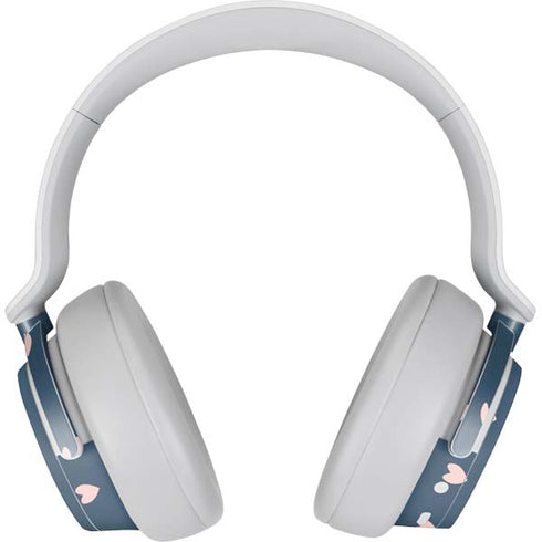 Blue and Pink Hearts Surface Headphones Skin