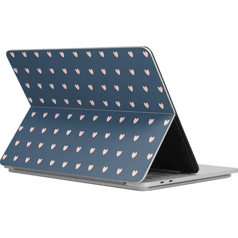 Blue and Pink Hearts Surface Laptop Studio Skin