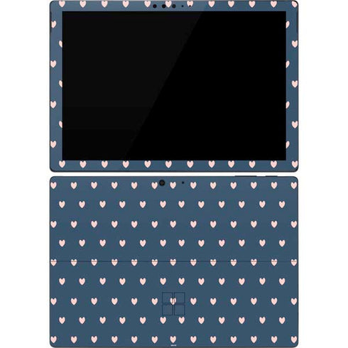 Blue and Pink Hearts Surface Pro 7 Skin