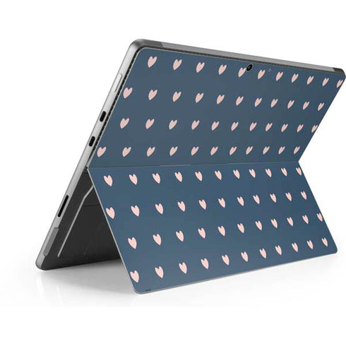 Blue and Pink Hearts Surface Pro 8 Skin