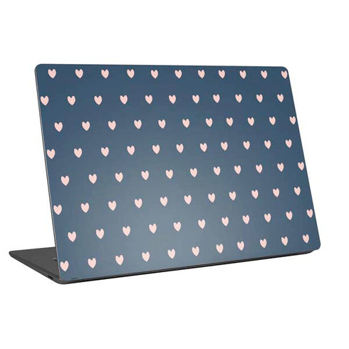 Blue and Pink Hearts Universal Laptop 12in (9.8 x 6.8in) Skin