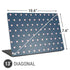 Blue and Pink Hearts Universal Laptop 13in (10.6 x 7.6in) Skin