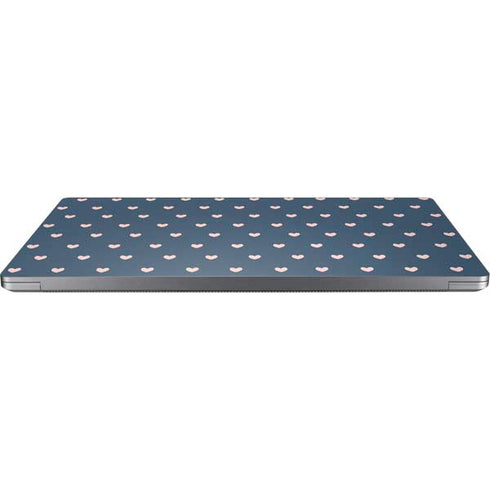 Blue and Pink Hearts Universal Laptop 13in (10.6 x 7.6in) Skin