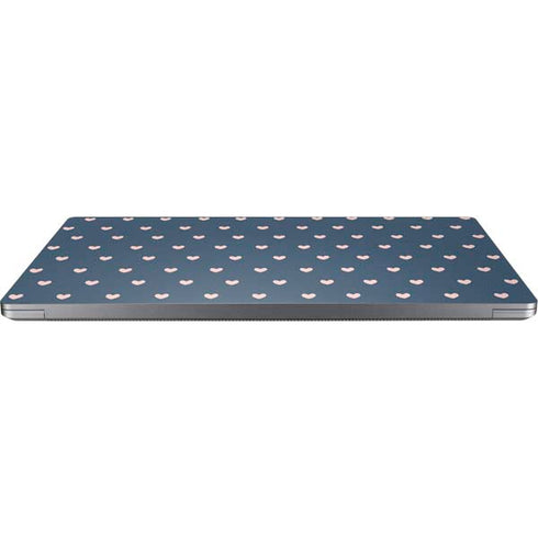 Blue and Pink Hearts Universal Laptop 17in (13.8 x 10in) Skin