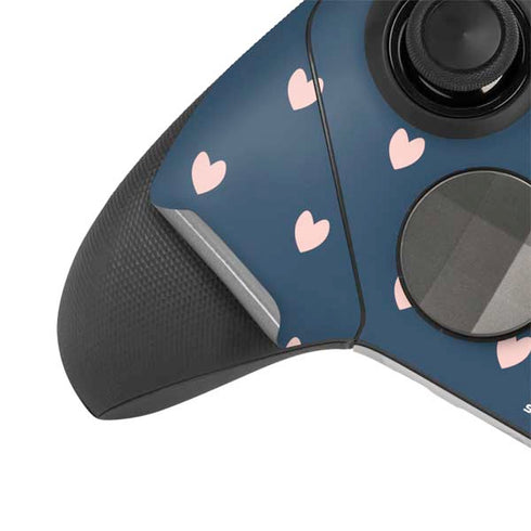 Blue and Pink Hearts Xbox Elite Wireless Controller Series 2 Skin