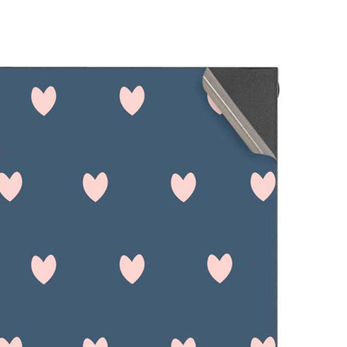 Blue and Pink Hearts Xbox Series X Console Skin