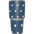 Blue and Pink Hearts Yeti 30oz Rambler Tumbler Skin