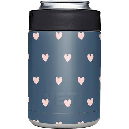 Blue and Pink Hearts Yeti Colster Can Insulator Skin