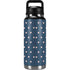Blue and Pink Hearts YETI Rambler 36oz Bottle Skin