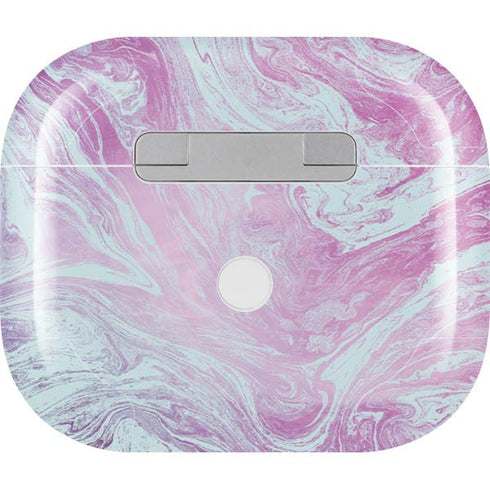 Blue and Purple Marble Apple AirPods (3rd Gen 2021) Skin