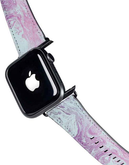 Blue and Purple Marble Apple Watch Band 42-44mm