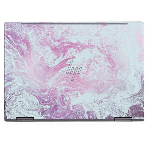 Blue and Purple Marble HP Envy Skin