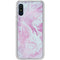 Blue and Purple Marble Galaxy A10e Clear Case
