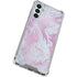 Blue and Purple Marble Galaxy A15 5G Clear Case