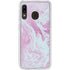 Blue and Purple Marble Galaxy A20 Clear Case
