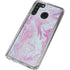 Blue and Purple Marble Galaxy A21 Clear Case