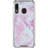 Blue and Purple Marble Galaxy A30 Clear Case
