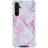 Blue and Purple Marble Galaxy A54 5G Clear Case