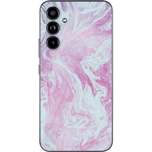 Blue and Purple Marble Galaxy A54 5G Skin