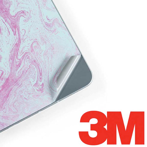 Blue and Purple Marble Galaxy Book 12in Skin