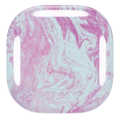 Blue and Purple Marble Galaxy Buds Live Skin