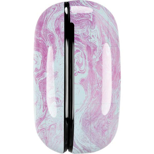 Blue and Purple Marble Galaxy Buds Live Skin