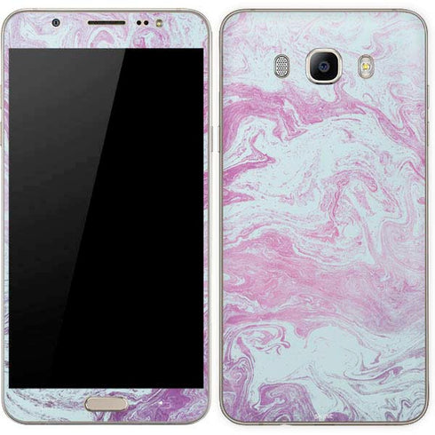 Blue and Purple Marble Galaxy J7 Skin