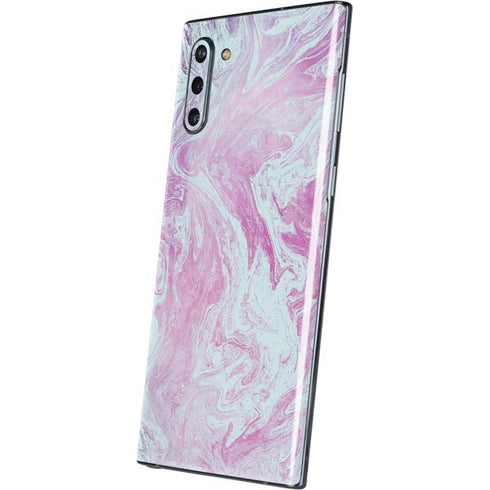 Blue and Purple Marble Galaxy Note 10 Skin