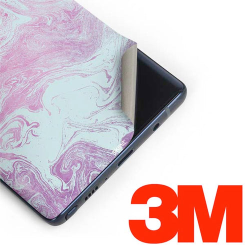 Blue and Purple Marble Galaxy Note 9 Skin