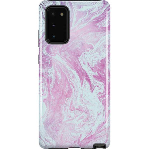 Blue and Purple Marble Galaxy Note20 5G Pro Case
