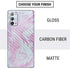 Blue and Purple Marble Galaxy Note20 5G Skin