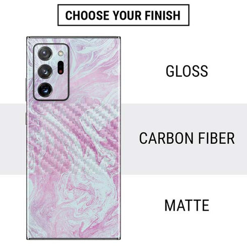 Blue and Purple Marble Galaxy Note20 Ultra 5G Skin