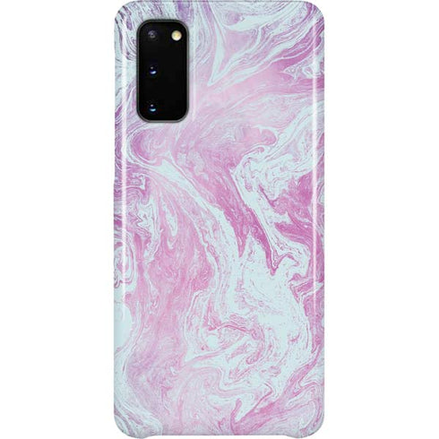Blue and Purple Marble Galaxy S20 Lite Case