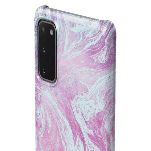 Blue and Purple Marble Galaxy S20 Lite Case