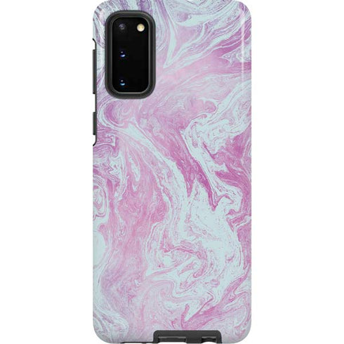 Blue and Purple Marble Galaxy S20 Pro Case