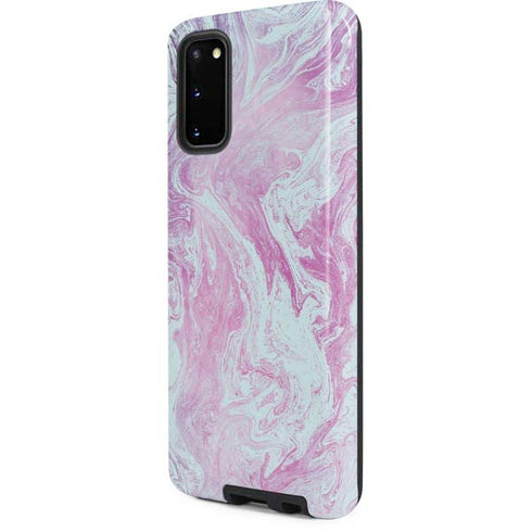 Blue and Purple Marble Galaxy S20 Pro Case