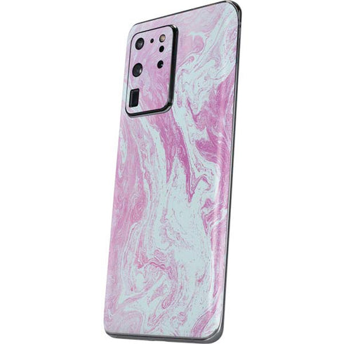 Blue and Purple Marble Galaxy S20 Ultra 5G Skin