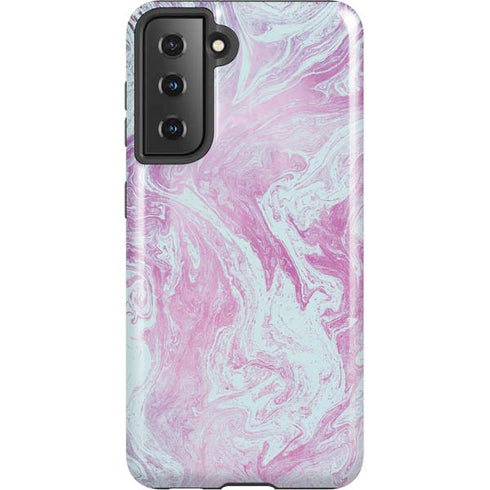 Blue and Purple Marble Galaxy S21 5G Pro Case