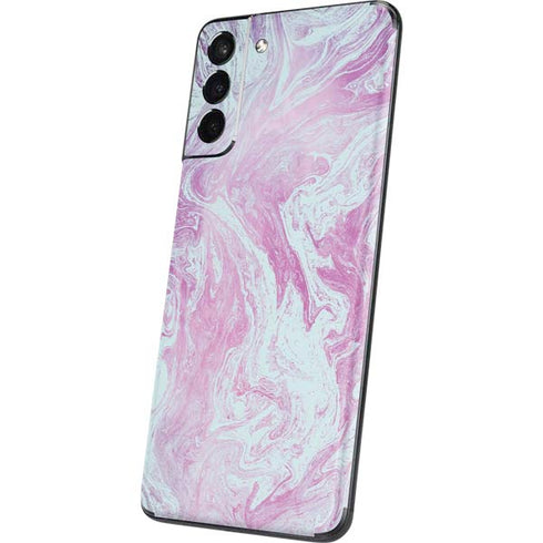 Blue and Purple Marble Galaxy S21 5G Skin