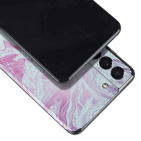 Blue and Purple Marble Galaxy S21 5G Skin