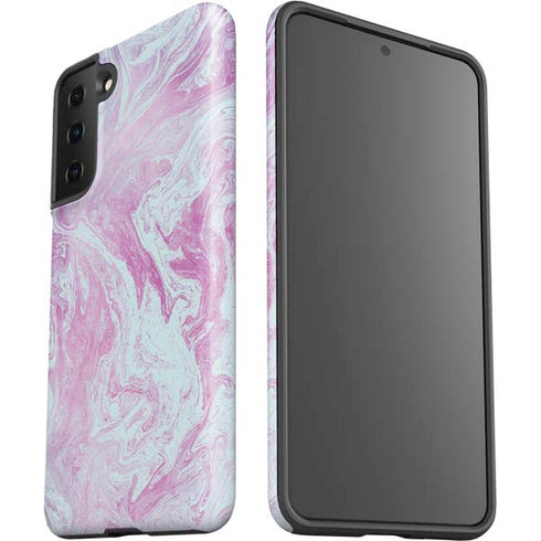 Blue and Purple Marble Galaxy S21 FE Pro Case