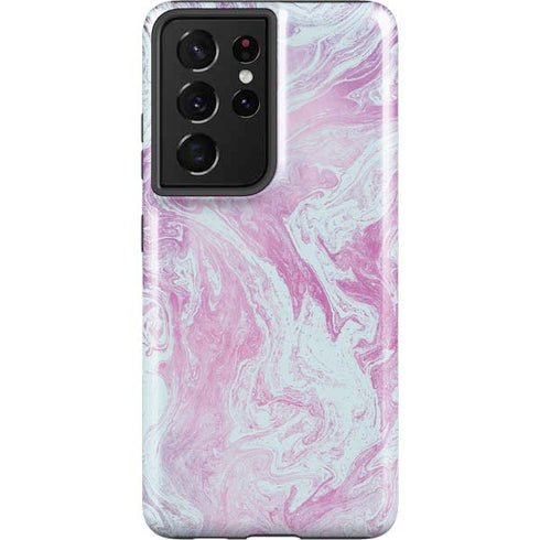 Blue and Purple Marble Galaxy S21 Ultra 5G Pro Case