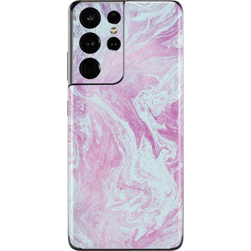 Blue and Purple Marble Galaxy S21 Ultra 5G Skin