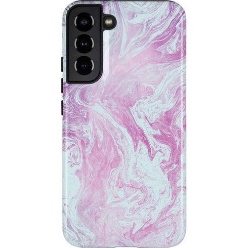 Blue and Purple Marble Galaxy S22 Plus Pro Case