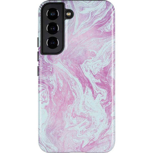 Blue and Purple Marble Galaxy S22 Pro Case