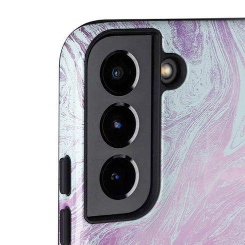 Blue and Purple Marble Galaxy S22 Pro Case