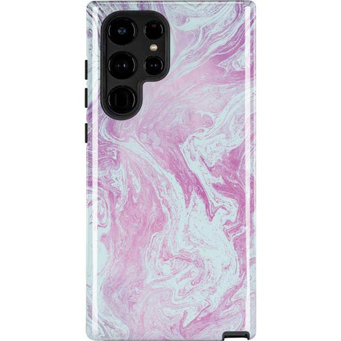 Blue and Purple Marble Galaxy S22 Ultra Pro Case