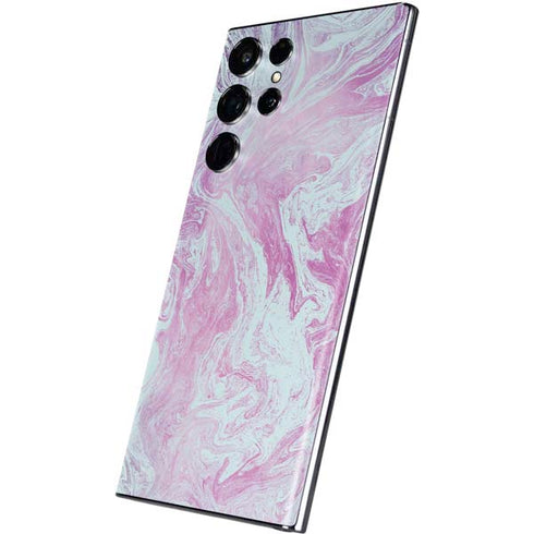 Blue and Purple Marble Galaxy S22 Ultra Skin